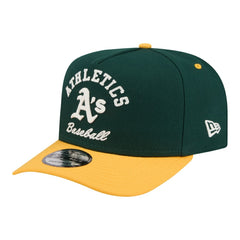 Athletics New Era Arched A-Frame 9FIFTY Adjustable Hat - Green Hats