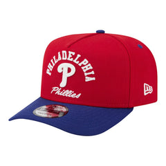 Philadelphia Phillies New Era Arched A-Frame 9FIFTY Adjustable Hat - Red/Royal Hats