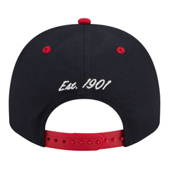 Boston Red Sox New Era Arched A-Frame 9FIFTY Adjustable Hat - Navy/Red Hats