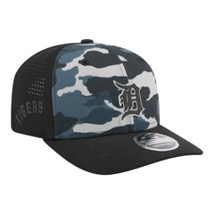 Detroit Tigers New Era Tonal Camo 9SEVENTY Stretch-Snap Hat - Black Hats
