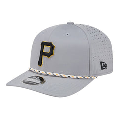 Pittsburgh Pirates New Era Sport Rope 9SEVENTY Adjustable Hat - Gray Hats