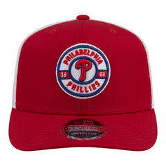 Philadelphia Phillies New Era Active 9SEVENTY Adjustable Trucker Hat - Red Hats