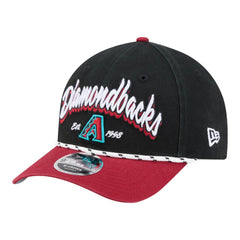 Arizona Diamondbacks New Era Team Loyal 9FORTY M-Crown Adjustable Hat - Black/Red Hats