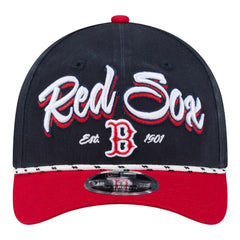 Boston Red Sox New Era Team Loyal 9FORTY M-Crown Adjustable Hat - Navy/Red Hats