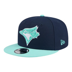 Toronto Blue Jays New Era 2-Tone Color Pack 9FIFTY Snapback Hat - Navy/Turquoise Hats