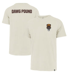 Cleveland Browns '47 Dawg Pound XL Backer Franklin T-Shirt - Cream T-shirts