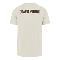 Cleveland Browns '47 Dawg Pound XL Backer Franklin T-Shirt - Cream T-shirts