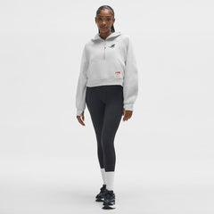 Miami Dolphins lululemon Women's Scuba Oversized Half-Zip Hoodie - Heathered Core Ultra Light Grey Hoodies