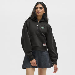 New York Jets lululemon Women's Scuba Oversized Half-Zip Hoodie - Black Hoodies