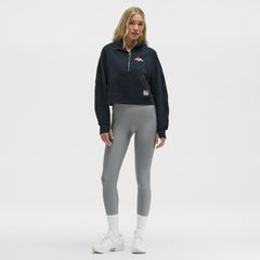 Denver Broncos lululemon Women's Scuba Oversized Half-Zip Hoodie - True Navy Hoodies