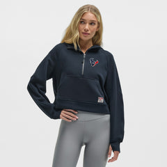 Houston Texans lululemon Women's Scuba Oversized Half-Zip Hoodie - True Navy Hoodies