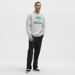 Miami Dolphins lululemon Steady State Sweatshirt - Heathered Silver Drop Sweatshirts