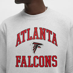 Atlanta Falcons lululemon Steady State Sweatshirt - Heathered Silver Drop Sweatshirts