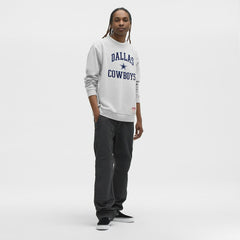Dallas Cowboys lululemon Steady State Sweatshirt - Heathered Silver Drop Sweatshirts