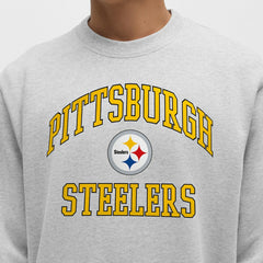 Pittsburgh Steelers lululemon Steady State Sweatshirt - Heathered Silver Drop Sweatshirts