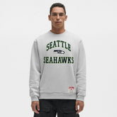 Seattle Seahawks lululemon Steady State Sweatshirt - Heathered Silver Drop Sweatshirts