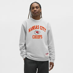 Kansas City Chiefs lululemon Steady State Sweatshirt - Heathered Silver Drop Sweatshirts