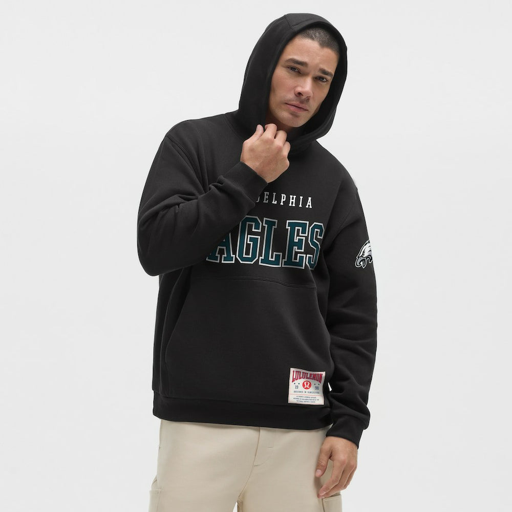 Philadelphia Eagles lululemon Steady State Pullover Hoodie - Black Hoodies