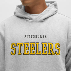 Pittsburgh Steelers lululemon Steady State Pullover Hoodie - Heathered Silver Drop Hoodies