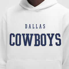 Dallas Cowboys lululemon Steady State Pullover Hoodie - White Hoodies
