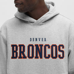 Denver Broncos lululemon Steady State Pullover Hoodie - Heathered Silver Drop Hoodies