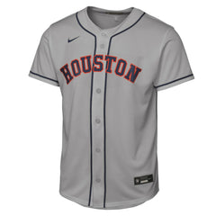 Jose Altuve Houston Astros Nike Youth Road Replica Jersey - Gray Jerseys
