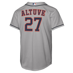 Jose Altuve Houston Astros Nike Youth Road Replica Jersey - Gray Jerseys