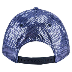 Dallas Cowboys New Era Women's Sequin 9FORTY Adjustable Hat - Navy Hats