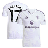 Alejandro Garnacho Manchester United 2025/26 Away Replica Player Jersey White - Adidas online