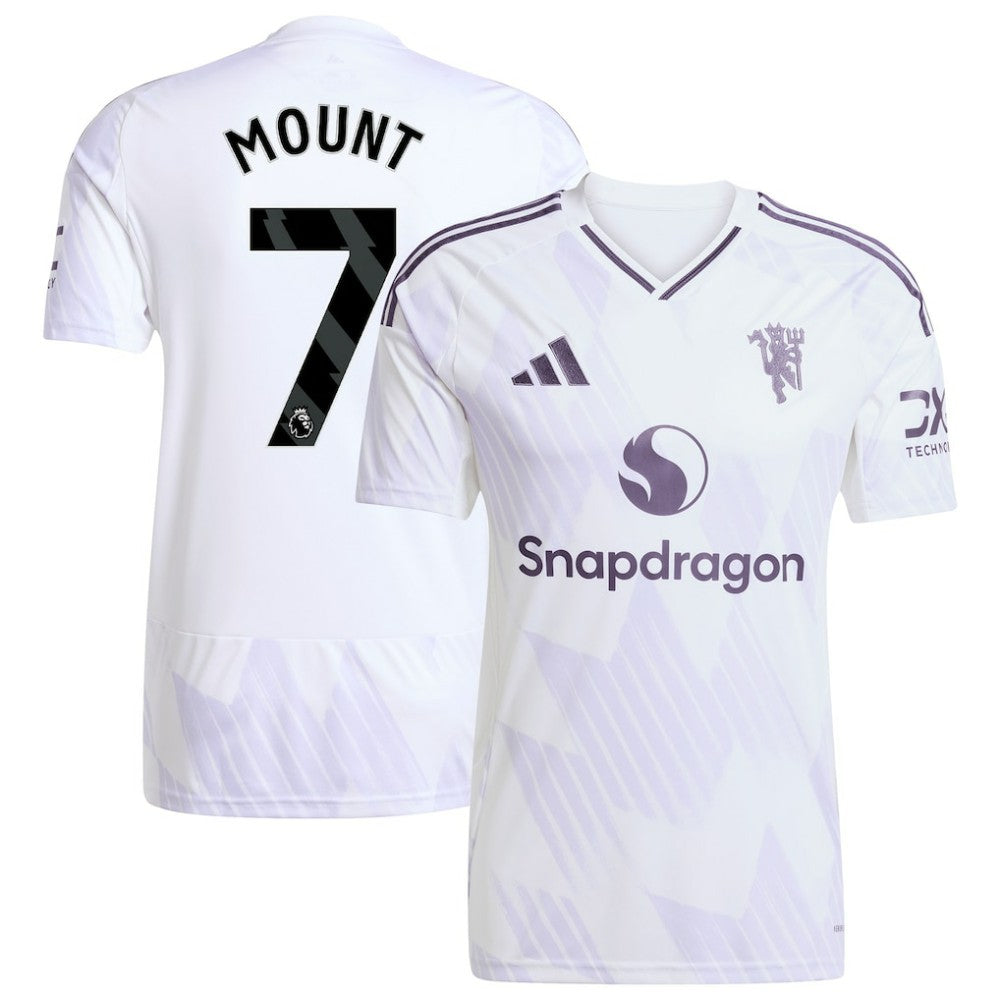 Mason Mount Manchester United 2025/26 Away Replica Player Jersey White - Adidas for sale