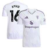 Amad Diallo Manchester United 2025/26 Away Replica Player Jersey White - Adidas sale