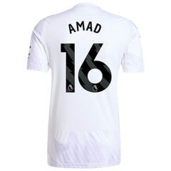 Amad Diallo Manchester United 2025/26 Away Replica Player Jersey White - Adidas sale