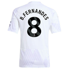 Bruno Fernandes Manchester United Youth 2025/26 Away Replica Player Jersey White - Adidas online
