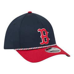 Boston Red Sox New Era Rope M-Crown A-Frame 39THIRTY Flex Hat - Navy/Red Hats