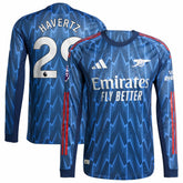 Kai Havertz Arsenal 2025/26 Away Long Sleeve Player Jersey Blue - Adidas for sale