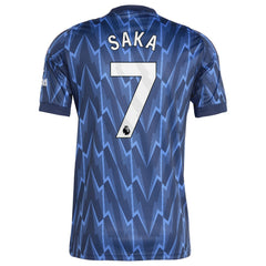 Bukayo Saka Arsenal 2025/26 Away Replica Player Jersey Blue - Adidas sale
