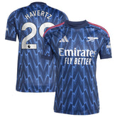 Kai Havertz Arsenal 2025/26 Away Replica Player Jersey Blue - Adidas sale