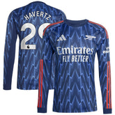 Kai Havertz Arsenal 2025/26 Away Replica Long Sleeve Player Jersey Blue - Adidas for sale