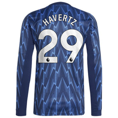 Kai Havertz Arsenal 2025/26 Away Replica Long Sleeve Player Jersey Blue - Adidas for sale