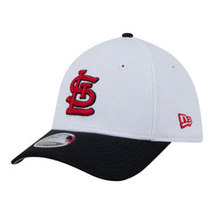 St. Louis Cardinals New Era Youth Baseball 39THIRTY M-Crown Flex Hat - White/Red Hats