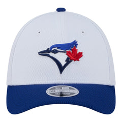 Toronto Blue Jays New Era Youth Baseball 39THIRTY M-Crown Flex Hat - White/Royal Hats