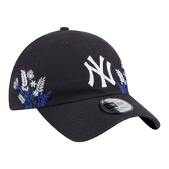 New York Yankees New Era Women's Wildflower Casual Classic Adjustable Hat - Navy Hats