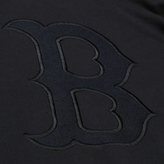 Boston Red Sox Mitchell & Ness Phantom Fleece Crewneck Sweatshirt - Black Sweatshirts
