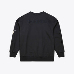 San Diego Padres Mitchell & Ness Phantom Fleece Crewneck Sweatshirt - Black Sweatshirts