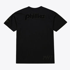 Philadelphia Phillies Mitchell & Ness Cooperstown Collection Phantom T-Shirt - Black T-shirts