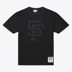 San Francisco Giants Mitchell & Ness Cooperstown Collection Phantom T-Shirt - Black T-shirts