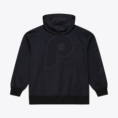 Philadelphia Phillies Mitchell & Ness Phantom Fleece Hoodie - Black Hoodies
