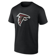 Bijan Robinson Atlanta Falcons Icon Name & Number T-Shirt - Black T-shirts
