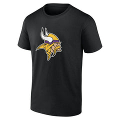 Justin Jefferson Minnesota Vikings Icon Name & Number T-Shirt - Black T-shirts