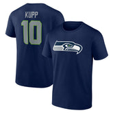 Cooper Kupp Seattle Seahawks Icon Name & Number T-Shirt - College Navy T-shirts